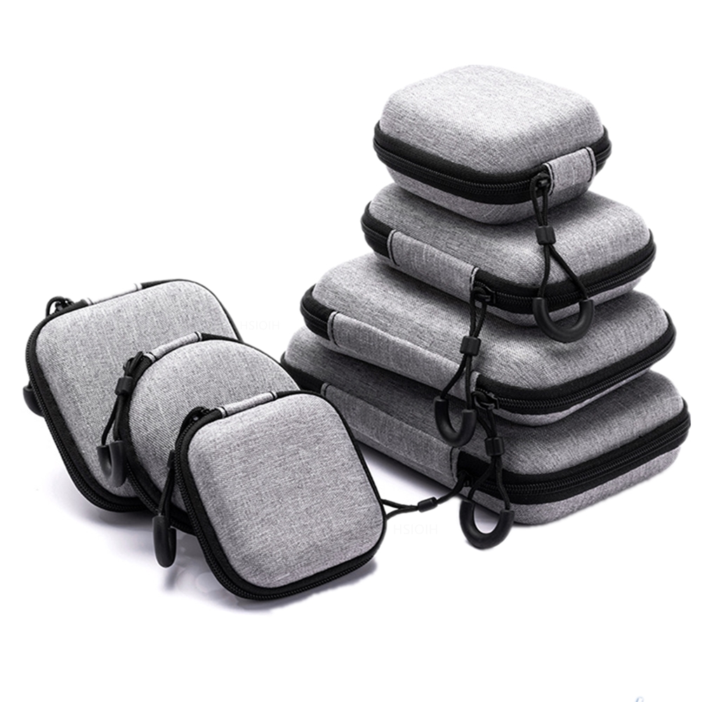 Cable Management Bag - Portable Data Cable Organizer Bag Small