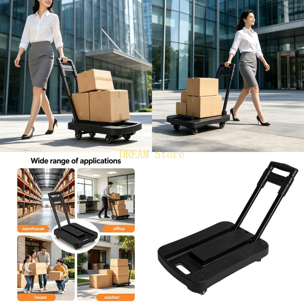 Laptop Accessories Best - Retractable Folding Utility Cart Lightweight for
