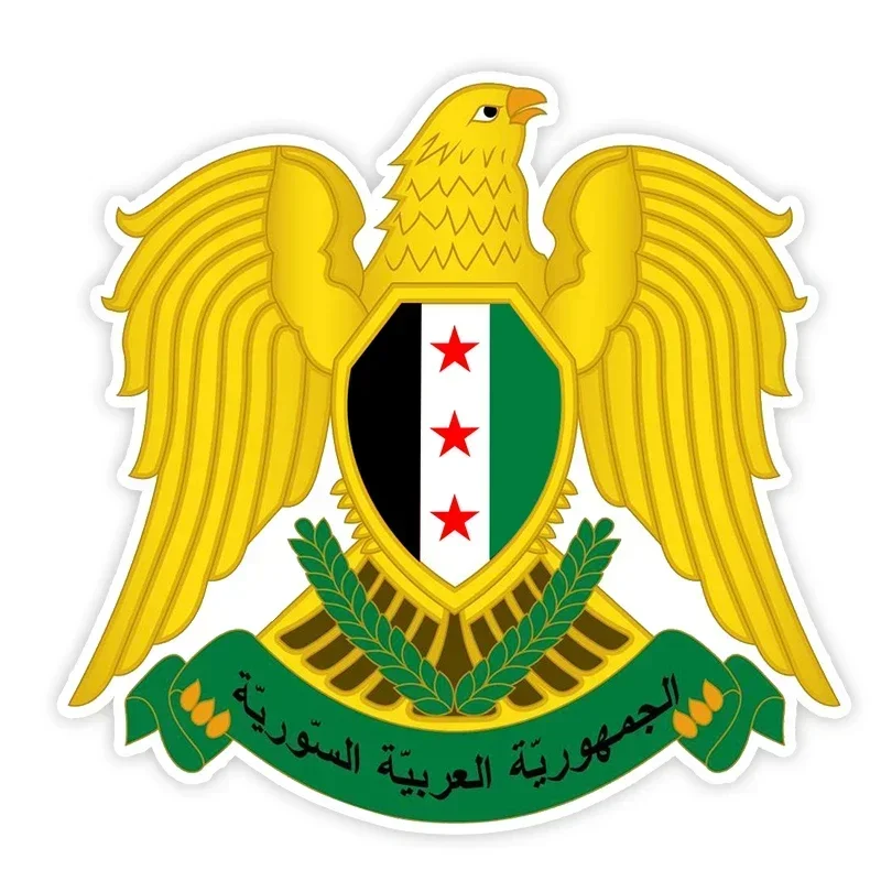 Laptop Accessories Aesthetic - Syrian Coat of Arms with Scratch