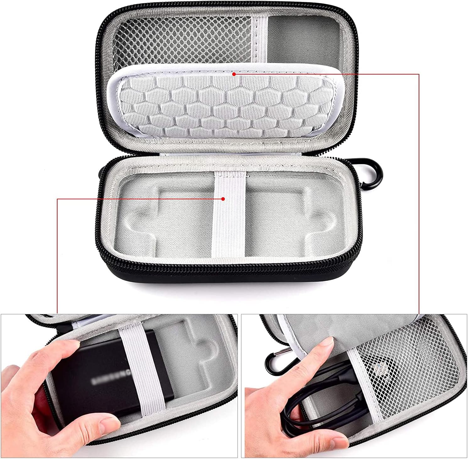 Universal USB 3.2 SSD Case, Sh - огляд і ціна Cable Management Bag
