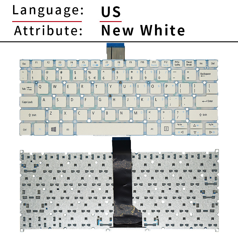 New US/English Laptop Keyboard - огляд і ціна Laptop Accessories Acer