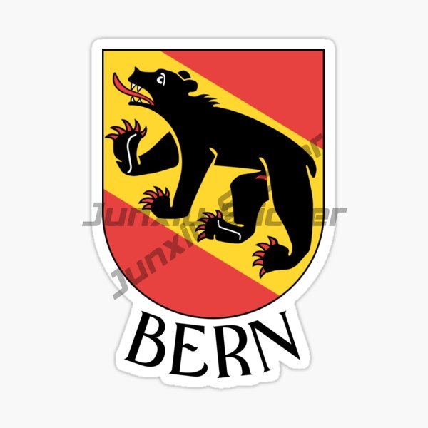 BERN SWITZERLAND Flag Car Stic - огляд і ціна Laptop Accessories Aesthetic