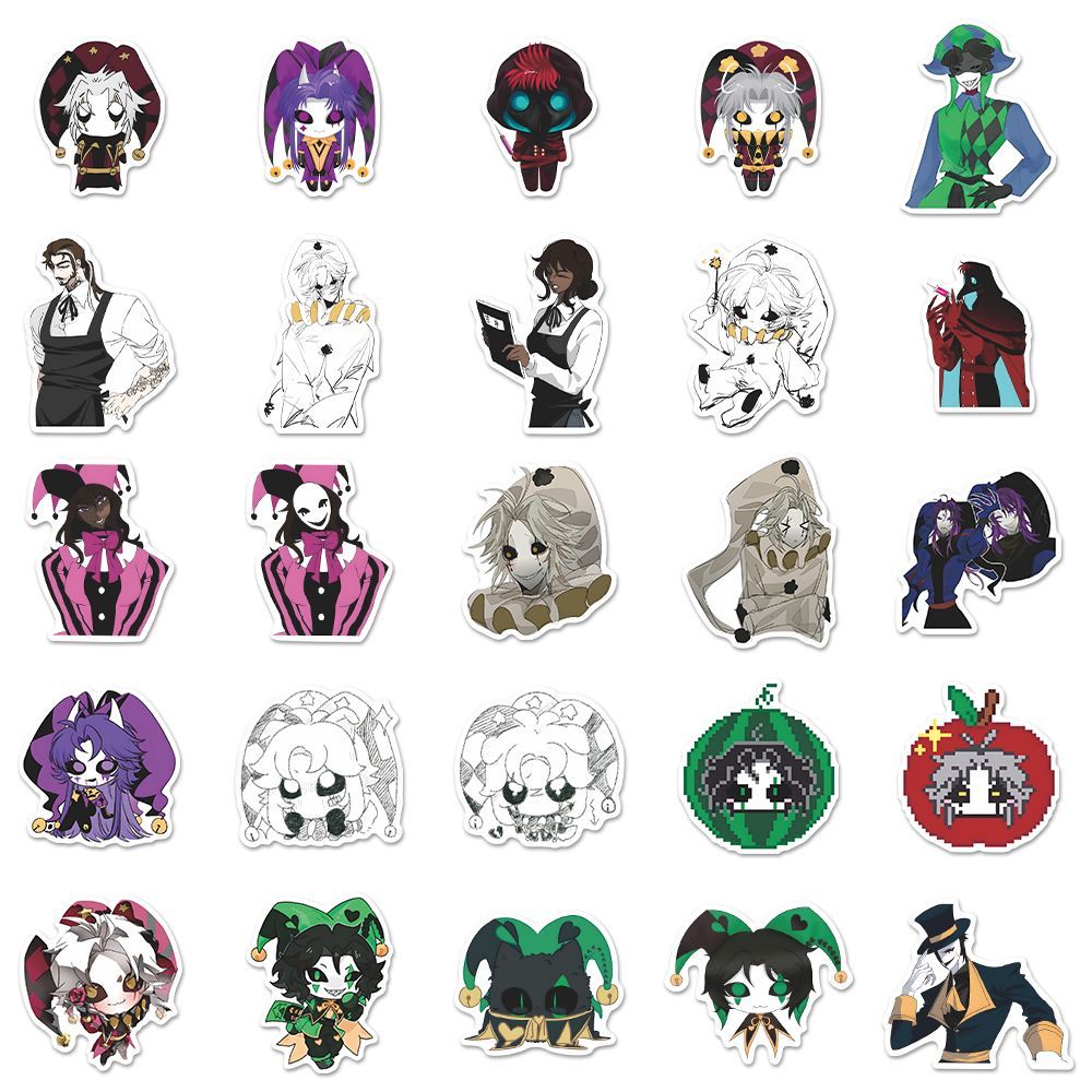 73PCS The Freak Circus Pierrot - огляд і ціна Laptop Accessories Aesthetic