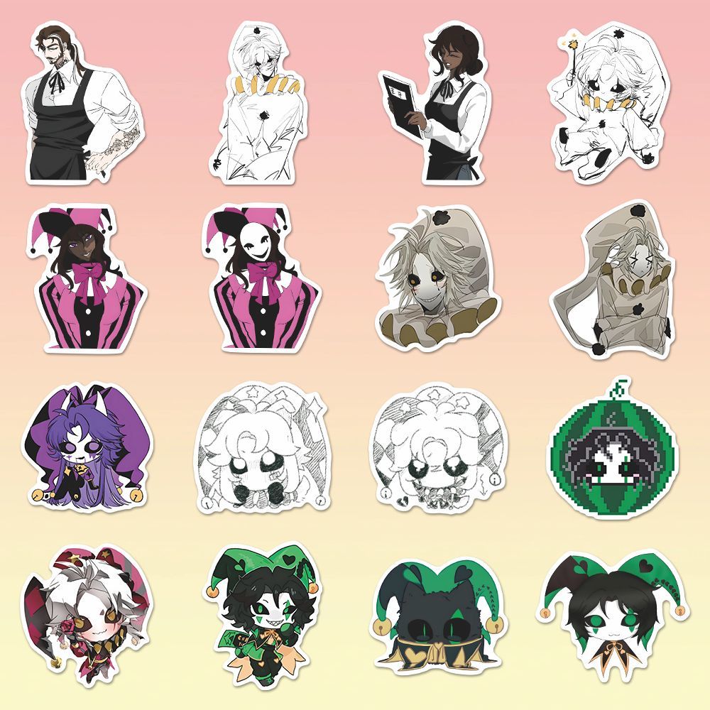 73PCS The Freak Circus Pierrot - огляд і ціна Laptop Accessories Aesthetic