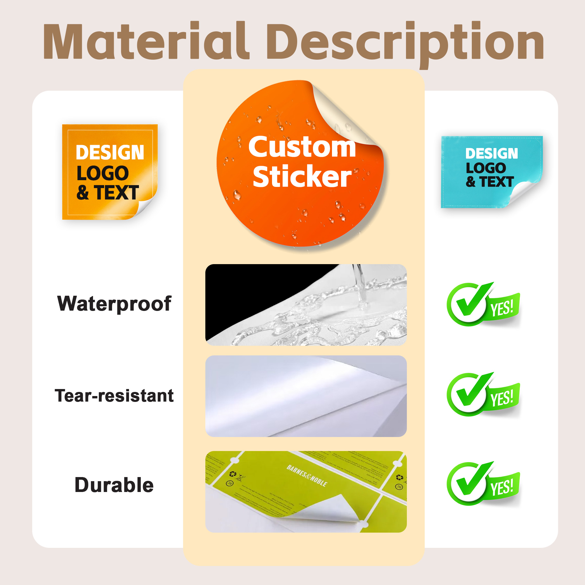 Custom Stickers PVC Waterproof - огляд і ціна Laptop Accessories Aesthetic