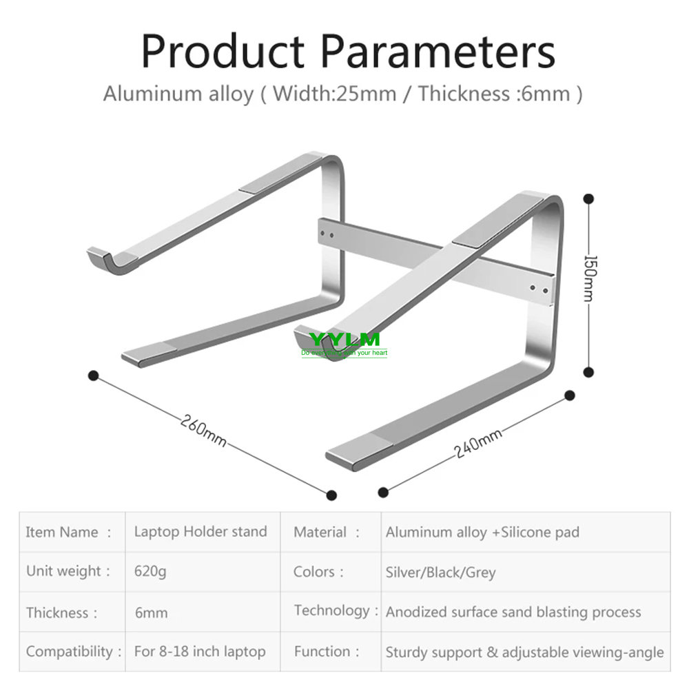 Aluminum Laptop Stand Notebook - огляд і ціна Laptop Accessories Dell