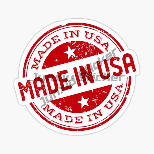 MADE IN USA Flag Vinyl Car Sti - огляд і ціна Laptop Accessories Aesthetic