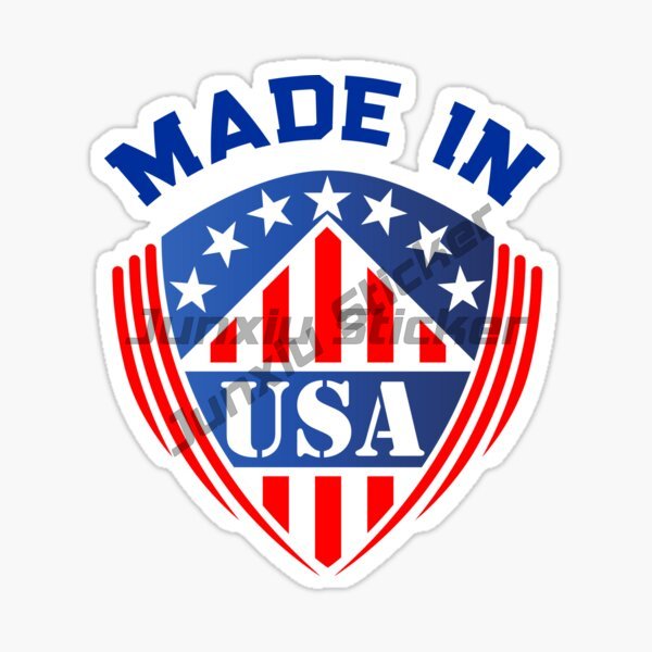 MADE IN USA Flag Vinyl Car Sti - огляд і ціна Laptop Accessories Aesthetic
