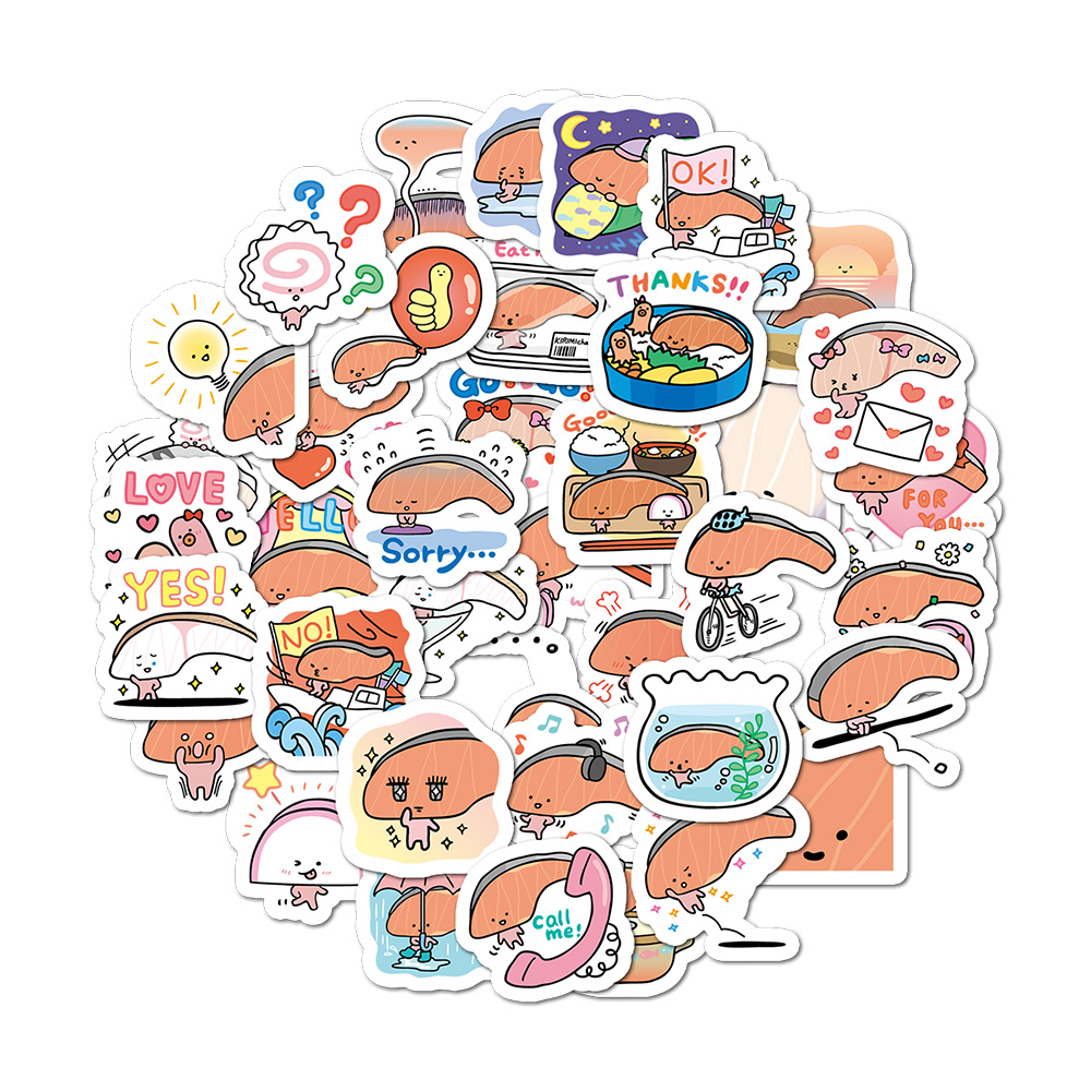 40 Pcs Cartoon KIRIMIchan Stic - огляд і ціна Laptop Accessories Aesthetic
