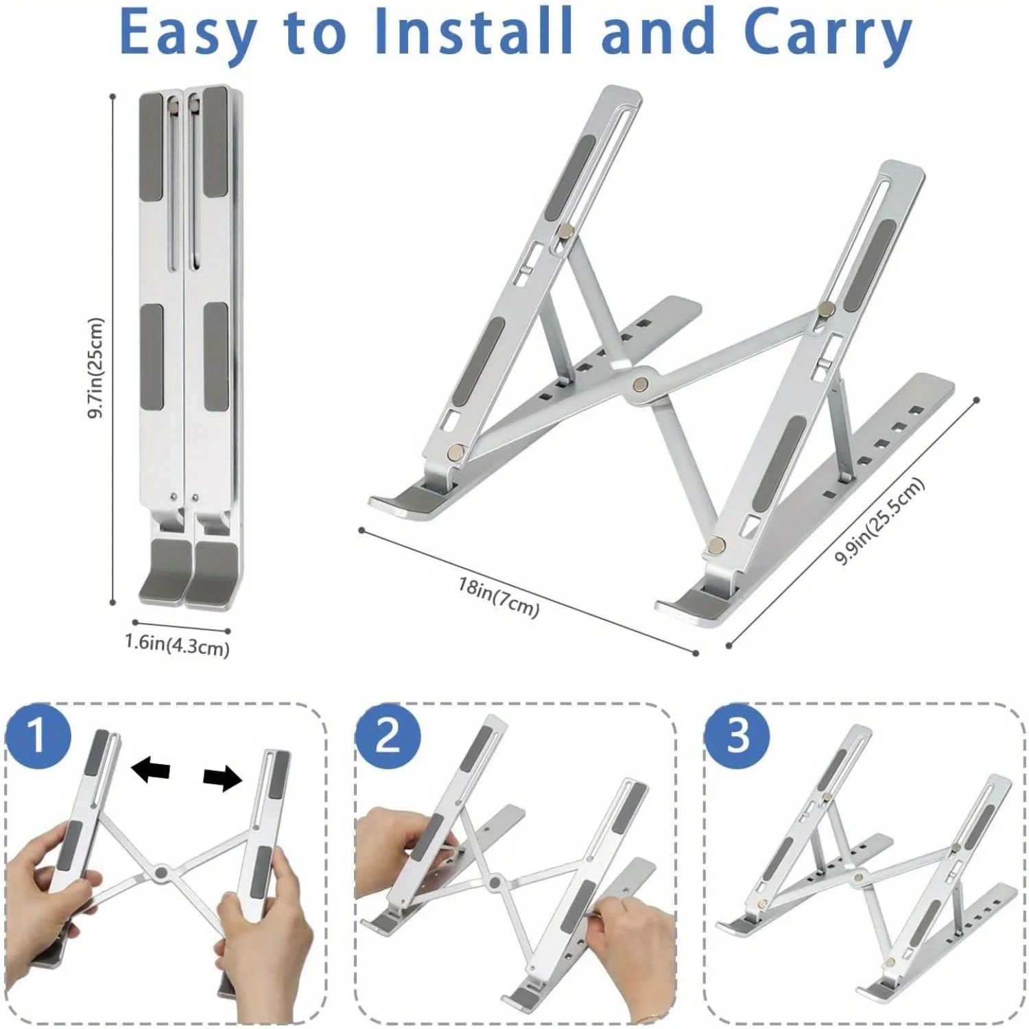 Adjustable Aluminum Laptop Sta - огляд і ціна Laptop Accessories Dell
