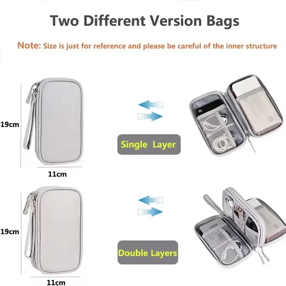 Travel Cable Bag Portable Digi - огляд і ціна Cable Management Bag
