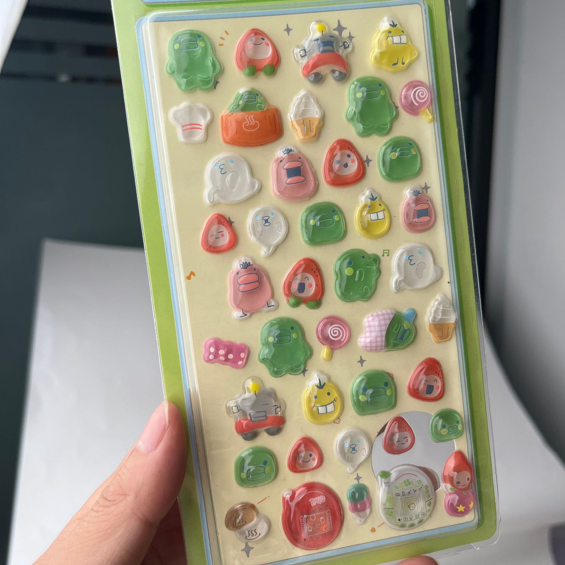 Cute Tamagotchi 3D Puffy Stick - огляд і ціна Laptop Accessories Aesthetic