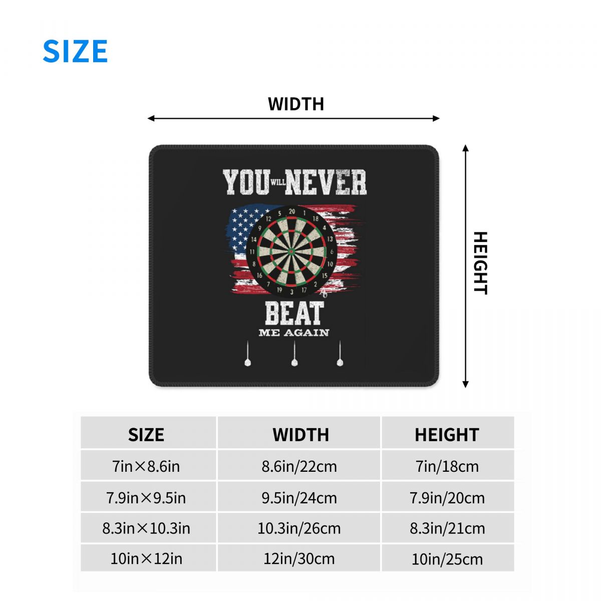 Multi-size Mouse Pad Dart Boar - огляд і ціна Laptop Accessories Target