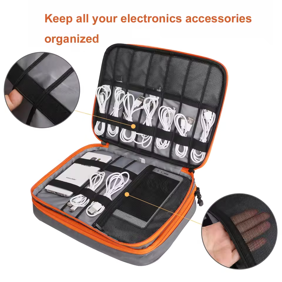 Travel Double Layer Digital St - огляд і ціна Cable Management Bag