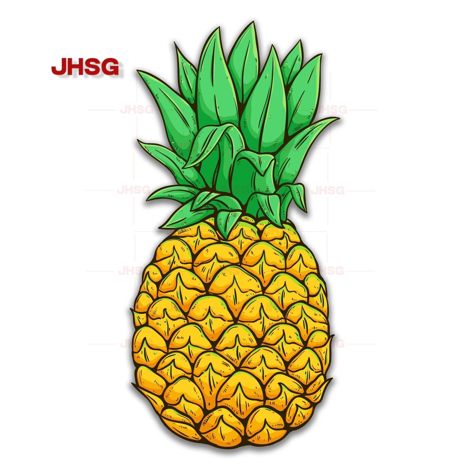 Best Pineapple Stickers Tropic - огляд і ціна Laptop Accessories Best